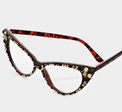 Fashion Crystal Eyewear-Leopard