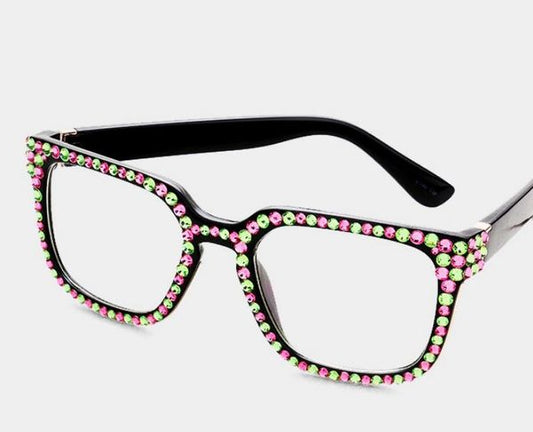 Fashion Crystal Eyewear-Red – It Looks Good On You.com