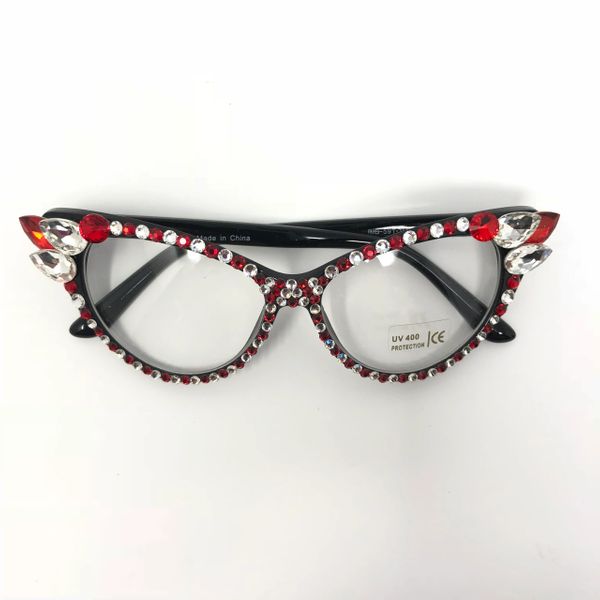 Red & White Cat Point Eyewear