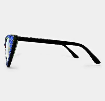 Fashion Crystal Eyewear-Blue